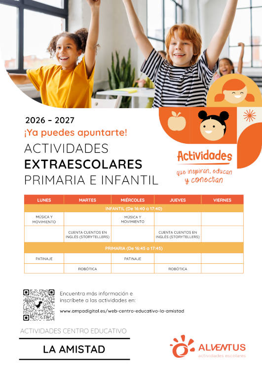 Extraescolares: Primaria e Infantil